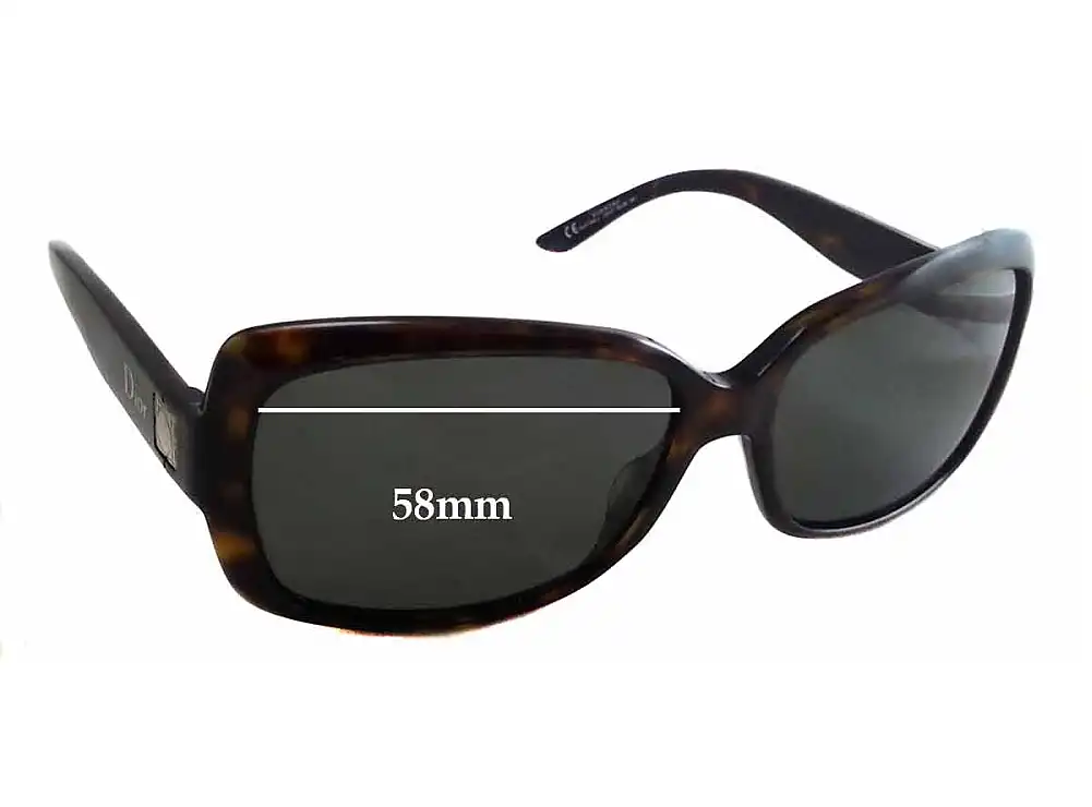 Sunglass Fix Ersatzgläser für Christian Dior Mini 2 - 58mm Wide Sunglass Fix Ersatzgläser für Christian Dior Mini 2 - 58mm Wide
