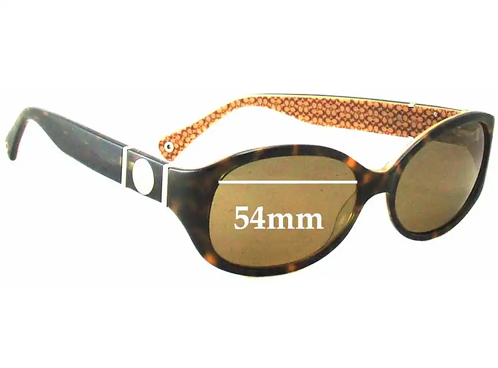 Sunglass Fix Ersatzgläser für Coach S439 Anna - 54mm Wide Sunglass Fix Ersatzgläser für Coach S439 Anna - 54mm Wide