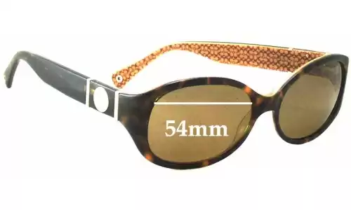 Sunglass Fix Ersatzgläser für Coach S439 Anna - 54mm Wide Sunglass Fix Ersatzgläser für Coach S439 Anna - 54mm Wide