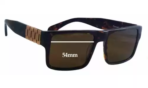Sunglass Fix Ersatzgläser für Crooks & Castles Comrade - 54mm Wide Sunglass Fix Ersatzgläser für Crooks & Castles Comrade - 54mm Wide
