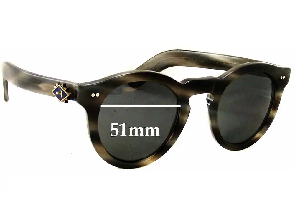 Sunglass Fix Ersatzgläser für Cutler and Gross of London 0734 - 51mm Wide Sunglass Fix Ersatzgläser für Cutler and Gross of London 0734 - 51mm Wide