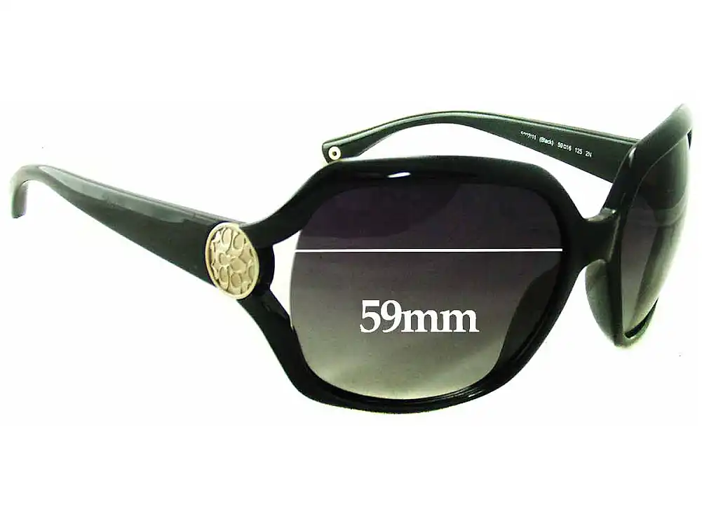 Sunglass Fix Ersatzgläser für Coach HC8020 Marilyn - 59mm Wide Sunglass Fix Ersatzgläser für Coach HC8020 Marilyn - 59mm Wide