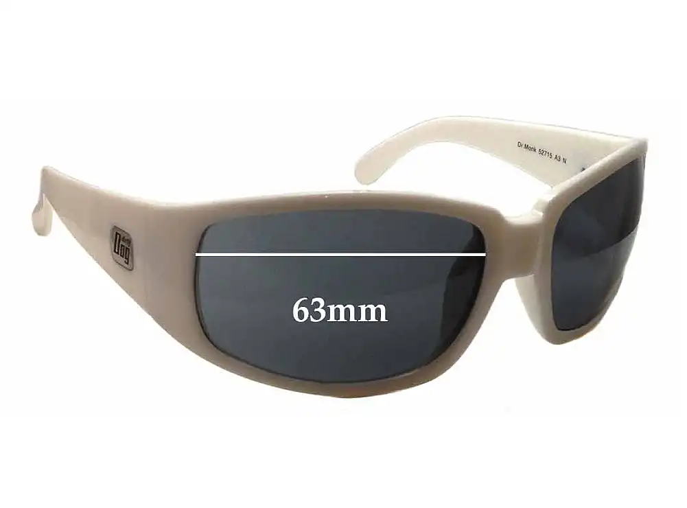 Sunglass Fix Ersatzgläser für Dirty Dog Dr. Monk - 63mm Wide Sunglass Fix Ersatzgläser für Dirty Dog Dr. Monk - 63mm Wide