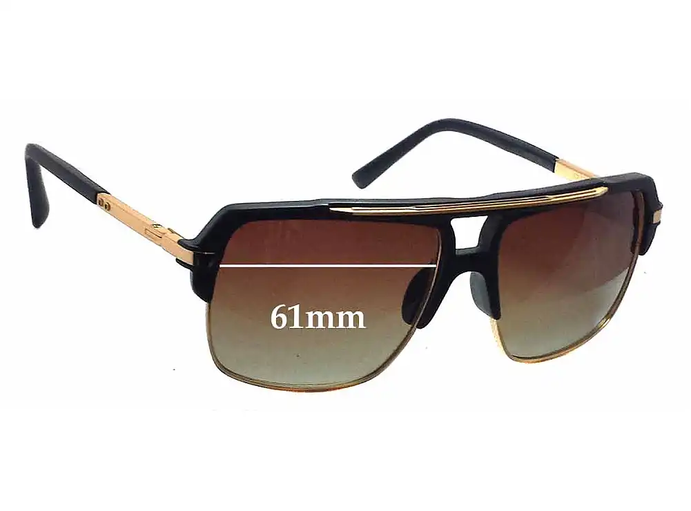 Sunglass Fix Ersatzgläser für Dita Mach Four - 61mm Wide Sunglass Fix Ersatzgläser für Dita Mach Four - 61mm Wide