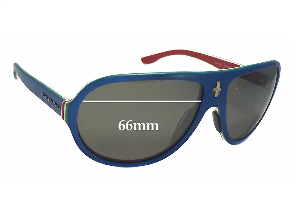 Sunglass Fix Ersatzgläser für Dolce & Gabbana DG4083 - 66mm Wide Sunglass Fix Ersatzgläser für Dolce & Gabbana DG4083 - 66mm Wide
