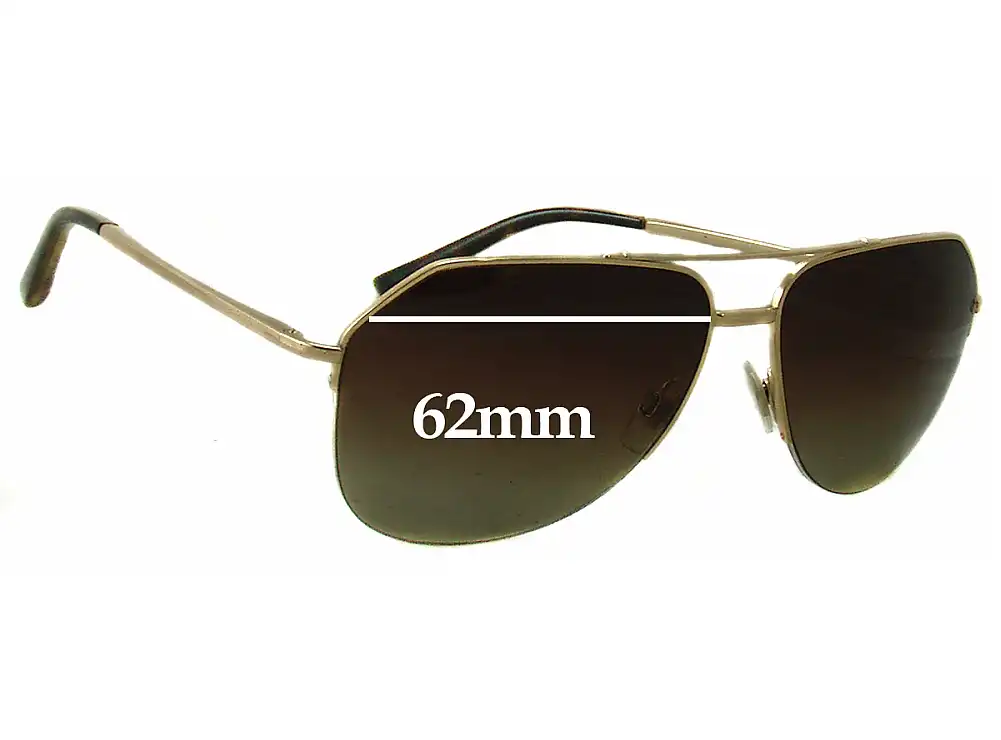 Sunglass Fix Ersatzgläser für Dolce & Gabbana DG2111 - 62mm Wide Sunglass Fix Ersatzgläser für Dolce & Gabbana DG2111 - 62mm Wide