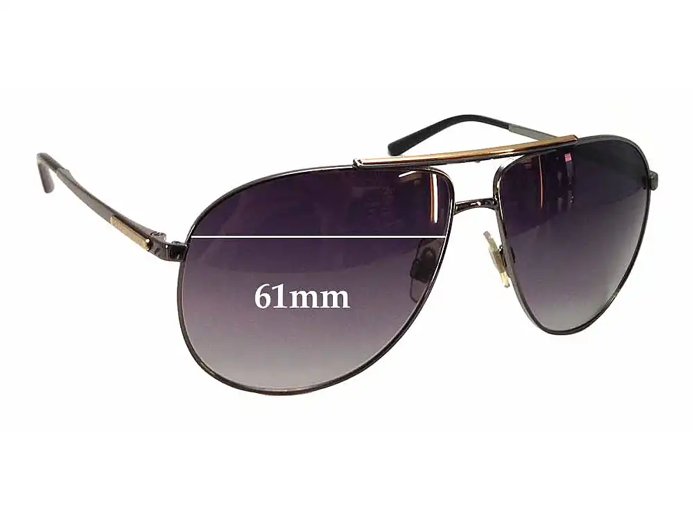 Sunglass Fix Ersatzgläser für Dolce & Gabbana DG2116 - 61mm Wide Sunglass Fix Ersatzgläser für Dolce & Gabbana DG2116 - 61mm Wide