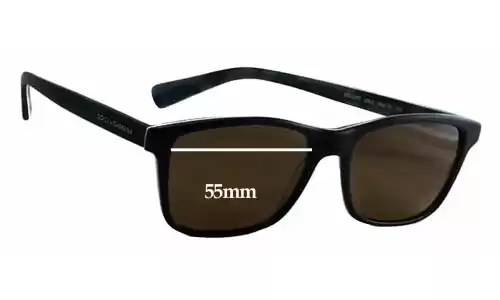 Sunglass Fix Ersatzgläser für Dolce & Gabbana DG3207 - 55mm Wide Sunglass Fix Ersatzgläser für Dolce & Gabbana DG3207 - 55mm Wide