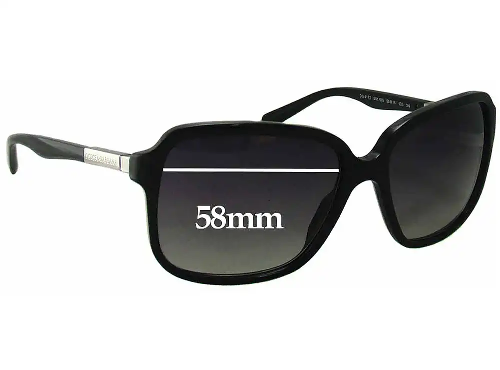 Sunglass Fix Ersatzgläser für Dolce & Gabbana DG4172 - 58mm Wide Sunglass Fix Ersatzgläser für Dolce & Gabbana DG4172 - 58mm Wide