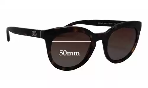 Sunglass Fix Ersatzgläser für Dolce & Gabbana DG4249 - 50mm Wide Sunglass Fix Ersatzgläser für Dolce & Gabbana DG4249 - 50mm Wide