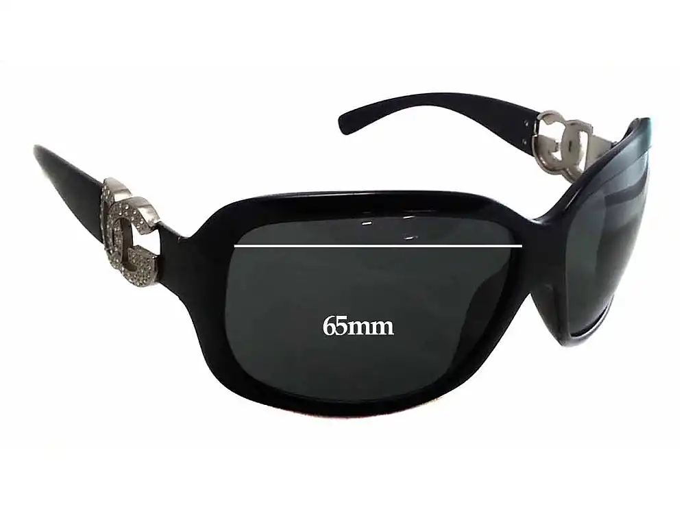 Sunglass Fix Ersatzgläser für Dolce & Gabbana DG6029B - 65mm Wide Sunglass Fix Ersatzgläser für Dolce & Gabbana DG6029B - 65mm Wide