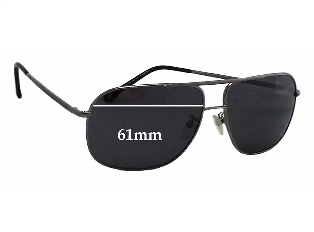 Sunglass Fix Ersatzgläser für Ermenegildo Zegna SZ 3241 - 61mm Wide Sunglass Fix Ersatzgläser für Ermenegildo Zegna SZ 3241 - 61mm Wide