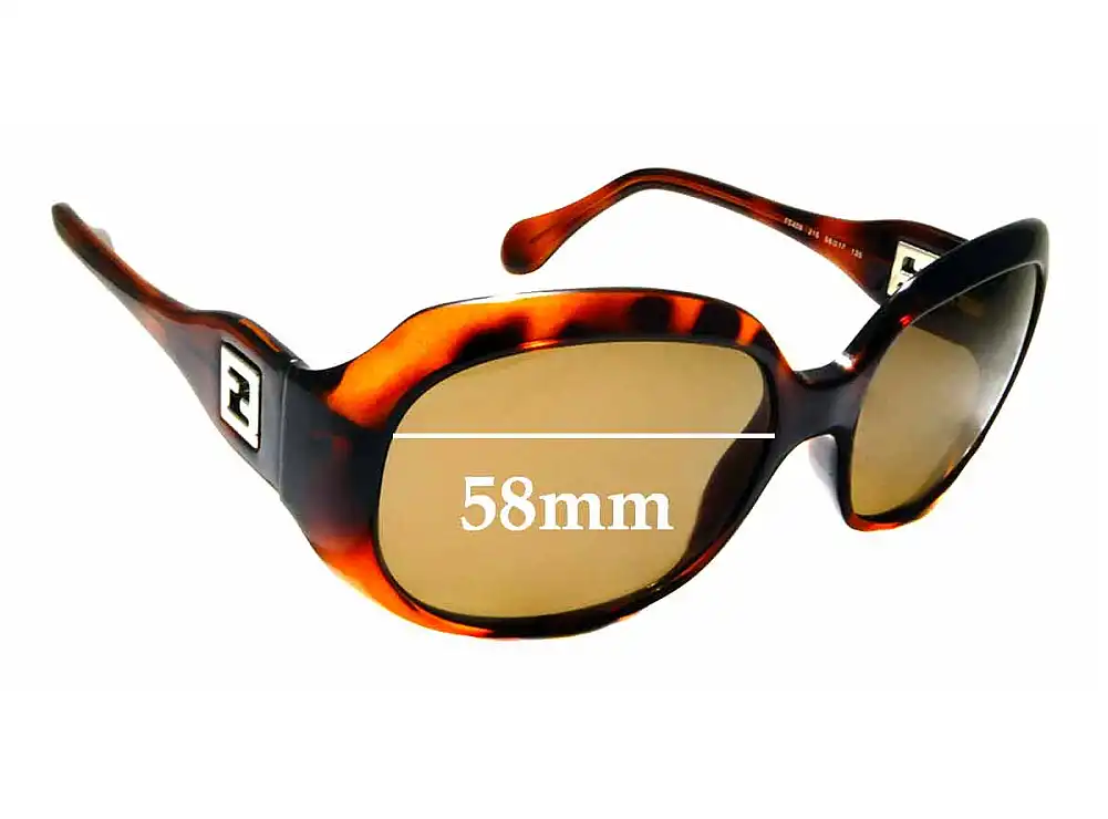 Sunglass Fix Ersatzgläser für Fendi FS 409 - 58mm Wide Sunglass Fix Ersatzgläser für Fendi FS 409 - 58mm Wide