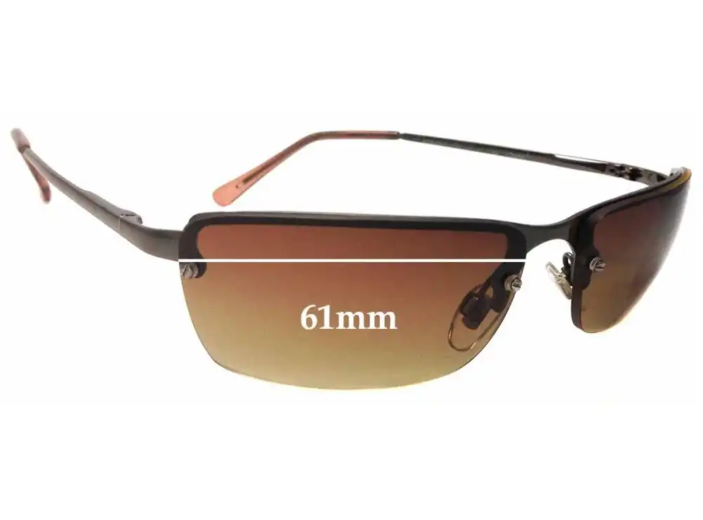 Sunglass Fix Ersatzgläser für Fiorelli Unknown Model - 61mm Wide Sunglass Fix Ersatzgläser für Fiorelli Unknown Model - 61mm Wide