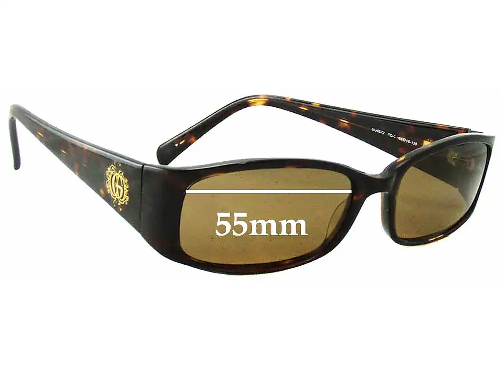Sunglass Fix Ersatzgläser für Guess GU6572 - 55mm Wide Sunglass Fix Ersatzgläser für Guess GU6572 - 55mm Wide
