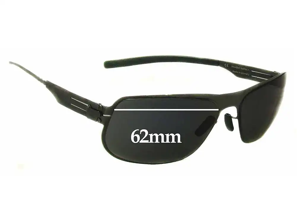 Sunglass Fix Ersatzgläser für IC! Berlin Kalle R. - 62mm Wide Sunglass Fix Ersatzgläser für IC! Berlin Kalle R. - 62mm Wide
