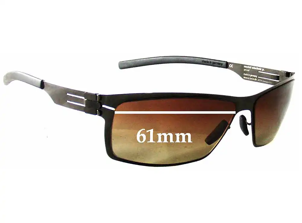 Sunglass Fix Ersatzgläser für IC! Berlin Wladimir - 61mm Wide Sunglass Fix Ersatzgläser für IC! Berlin Wladimir - 61mm Wide