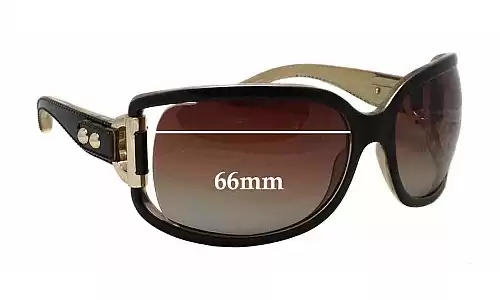 Sunglass Fix Ersatzgläser für Jimmy Choo Roka/S - 66mm Wide Sunglass Fix Ersatzgläser für Jimmy Choo Roka/S - 66mm Wide