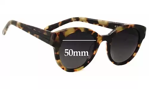 Sunglass Fix Ersatzgläser für Karen Walker Anywhere - 50mm Wide Sunglass Fix Ersatzgläser für Karen Walker Anywhere - 50mm Wide