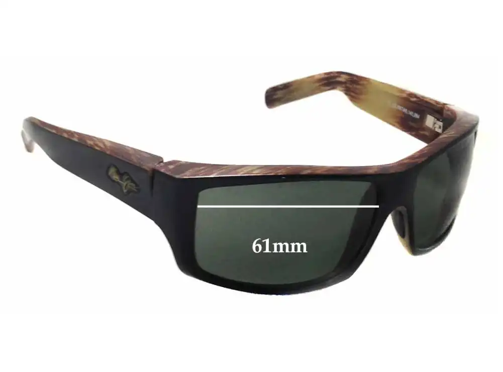 Sunglass Fix Ersatzgläser für Maui Jim MJ204 Kaimana - 61mm Wide Sunglass Fix Ersatzgläser für Maui Jim MJ204 Kaimana - 61mm Wide