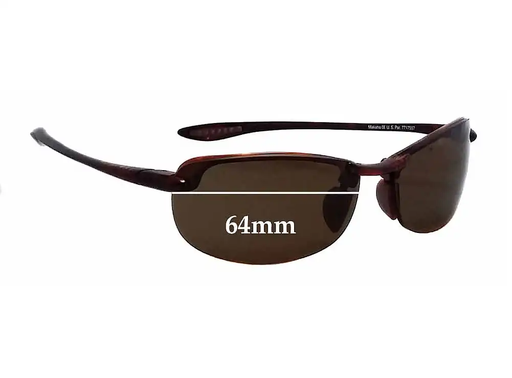 Sunglass Fix Ersatzgläser für Maui Jim H805 Makaha - 64mm Wide Sunglass Fix Ersatzgläser für Maui Jim H805 Makaha - 64mm Wide