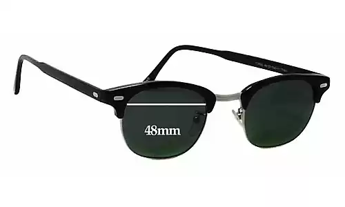 Sunglass Fix Ersatzgläser für Moscot Yukel - 48mm Wide Moscot Yukel Ersatzlinsen 48mm wide
