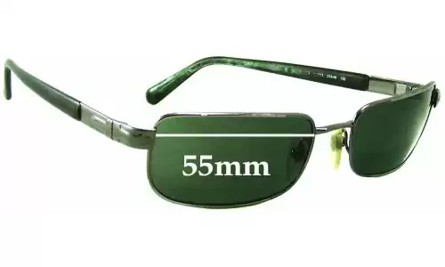 Sunglass Fix Ersatzgläser für Persol 2077-S - 55mm Wide Persol 2077-S Ersatzlinsen 55mm wide