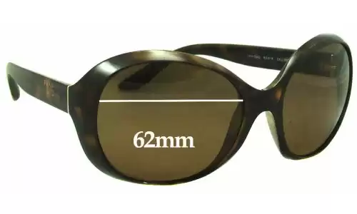 Sunglass Fix Ersatzgläser für Prada SPR04O - 62mm Wide Sunglass Fix Ersatzgläser für Prada SPR04O - 62mm Wide