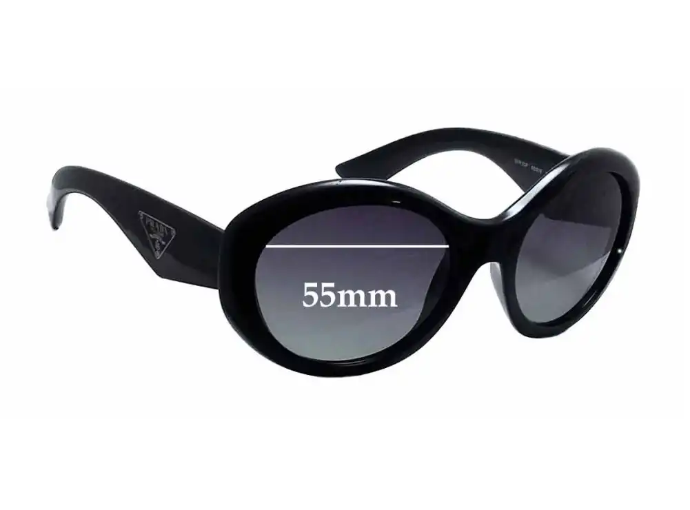 Sunglass Fix Ersatzgläser für Prada SPR30P - 55mm Wide Sunglass Fix Ersatzgläser für Prada SPR30P - 55mm Wide