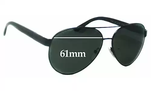 Sunglass Fix Ersatzgläser für Prada SPR59N - 61mm Wide Sunglass Fix Ersatzgläser für Prada SPR59N - 61mm Wide