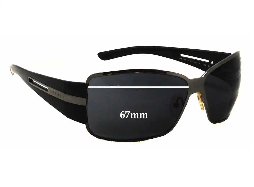 Sunglass Fix Ersatzgläser für Prada SPR70H - 67mm Wide Sunglass Fix Ersatzgläser für Prada SPR70H - 67mm Wide