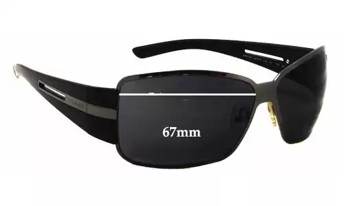 Sunglass Fix Ersatzgläser für Prada SPR70H - 67mm Wide Sunglass Fix Ersatzgläser für Prada SPR70H - 67mm Wide