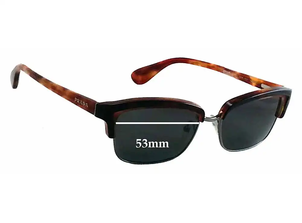Sunglass Fix Ersatzgläser für Prada VPR21P - 53mm Wide Sunglass Fix Ersatzgläser für Prada VPR21P - 53mm Wide