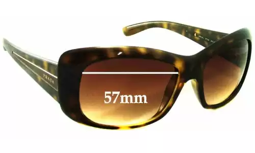 Sunglass Fix Ersatzgläser für Prada SPR04L - 57mm Wide Sunglass Fix Ersatzgläser für Prada SPR04L - 57mm Wide