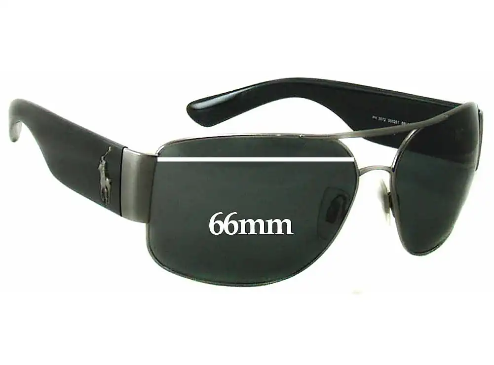 Sunglass Fix Ersatzgläser für Polo PH 3072 - 66mm Wide Sunglass Fix Ersatzgläser für Polo PH 3072 - 66mm Wide