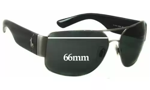Sunglass Fix Ersatzgläser für Polo PH 3072 - 66mm Wide Polo PH 3072 Ersatzlinsen 66mm wide