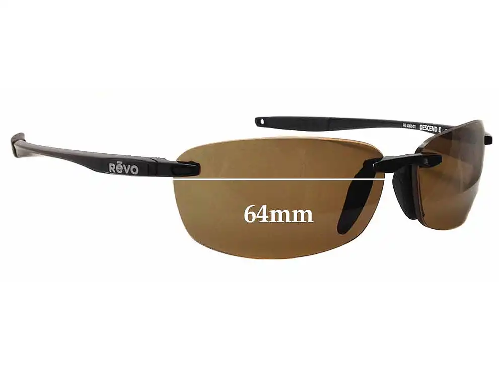 Sunglass Fix Ersatzgläser für Revo RE4060 Descend E - 64mm Wide Sunglass Fix Ersatzgläser für Revo RE4060 Descend E - 64mm Wide