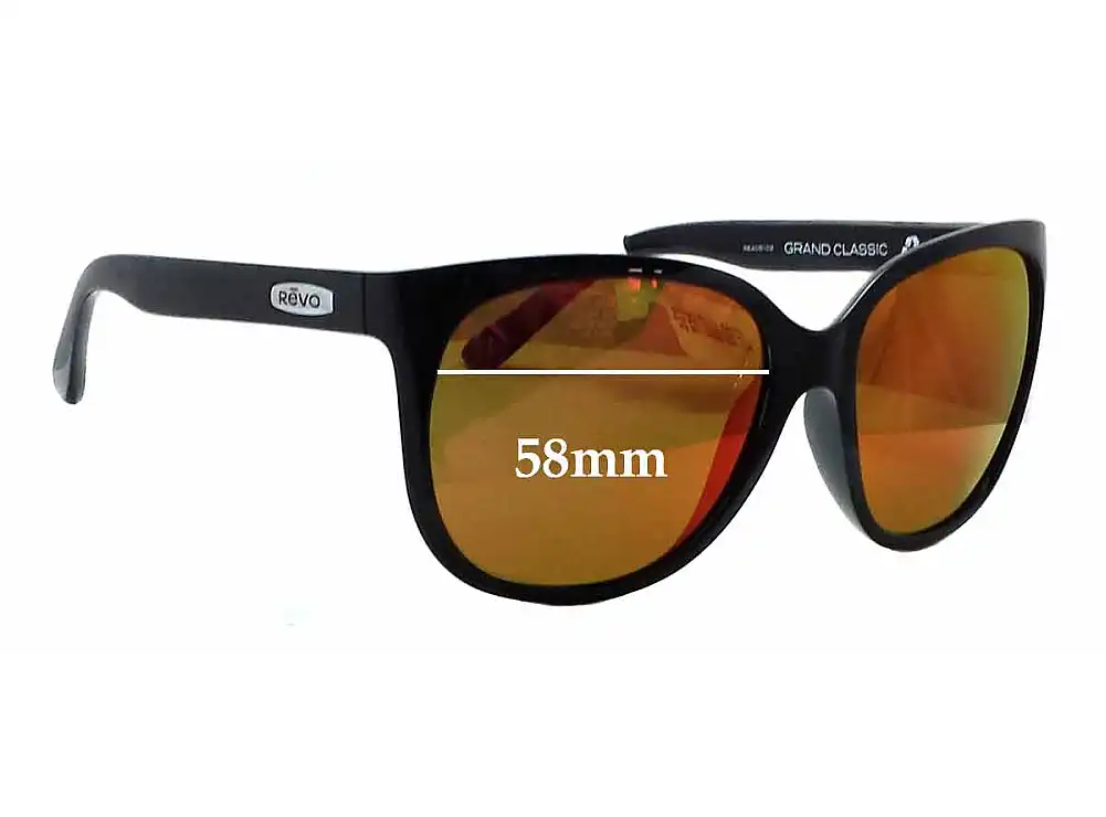 Sunglass Fix Ersatzgläser für Revo RE4051 Grand Classic - 58mm Wide Sunglass Fix Ersatzgläser für Revo RE4051 Grand Classic - 58mm Wide