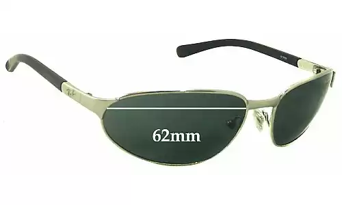 Sunglass Fix Ersatzgläser für Ray-Ban B&L W3159 - 62mm Wide Sunglass Fix Ersatzgläser für Ray-Ban B&L W3159 - 62mm Wide
