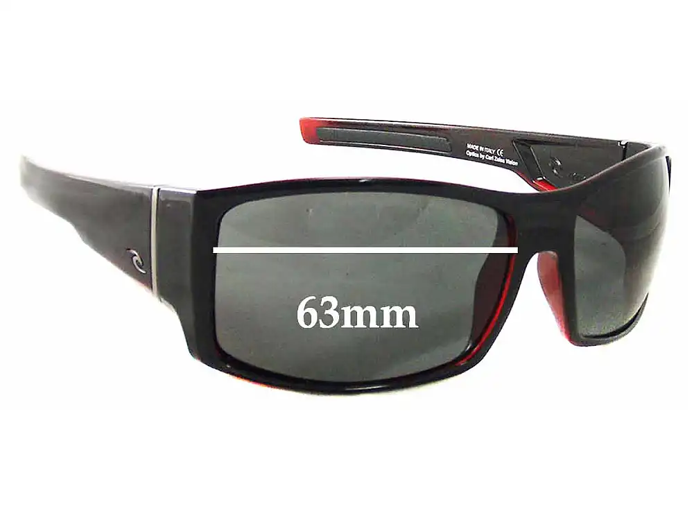 Sunglass Fix Ersatzgläser für Rip Curl Cannons - 63mm Wide Sunglass Fix Ersatzgläser für Rip Curl Cannons - 63mm Wide