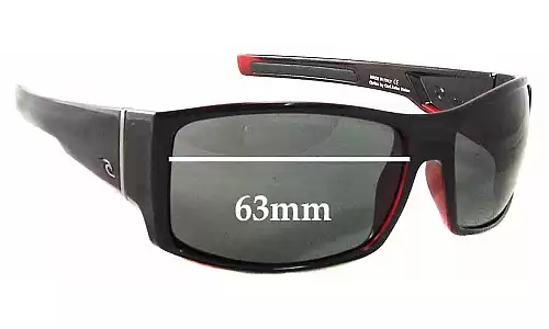 Sunglass Fix Ersatzgläser für Rip Curl Cannons - 63mm Wide Sunglass Fix Ersatzgläser für Rip Curl Cannons - 63mm Wide