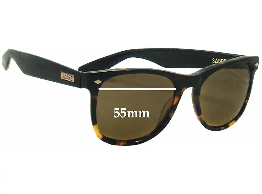 Sunglass Fix Ersatzgläser für Sabre The Village - 55mm Wide Sunglass Fix Ersatzgläser für Sabre The Village - 55mm Wide