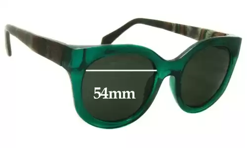 Sunglass Fix Ersatzgläser für Silvano Silvano - 54mm Wide Sunglass Fix Ersatzgläser für Silvano Silvano - 54mm Wide