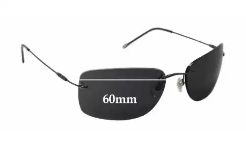 Sunglass Fix Ersatzgläser für Sina 9024 - 60mm Wide Sunglass Fix Ersatzgläser für Sina 9024 - 60mm Wide