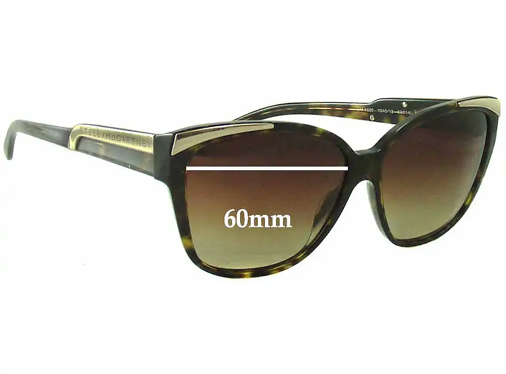 Sunglass Fix Ersatzgläser für Stella McCartney SM4020 - 60mm Wide Sunglass Fix Ersatzgläser für Stella McCartney SM4020 - 60mm Wide