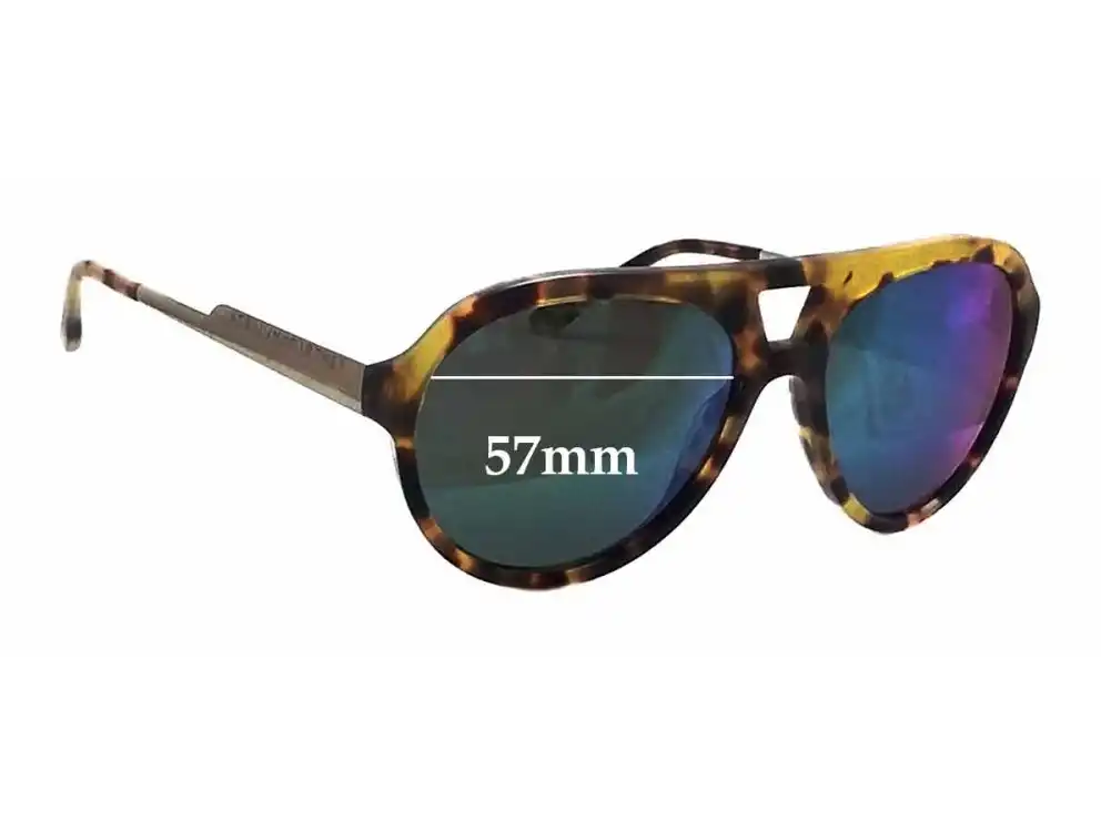Sunglass Fix Ersatzgläser für Stella McCartney SM4047 - 57mm Wide Sunglass Fix Ersatzgläser für Stella McCartney SM4047 - 57mm Wide