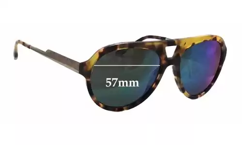 Sunglass Fix Ersatzgläser für Stella McCartney SM4047 - 57mm Wide Sunglass Fix Ersatzgläser für Stella McCartney SM4047 - 57mm Wide