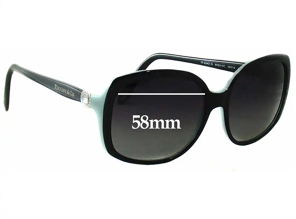 Sunglass Fix Ersatzgläser für Tiffany & Co TF 4042-G - 58mm Wide Sunglass Fix Ersatzgläser für Tiffany & Co TF 4042-G - 58mm Wide
