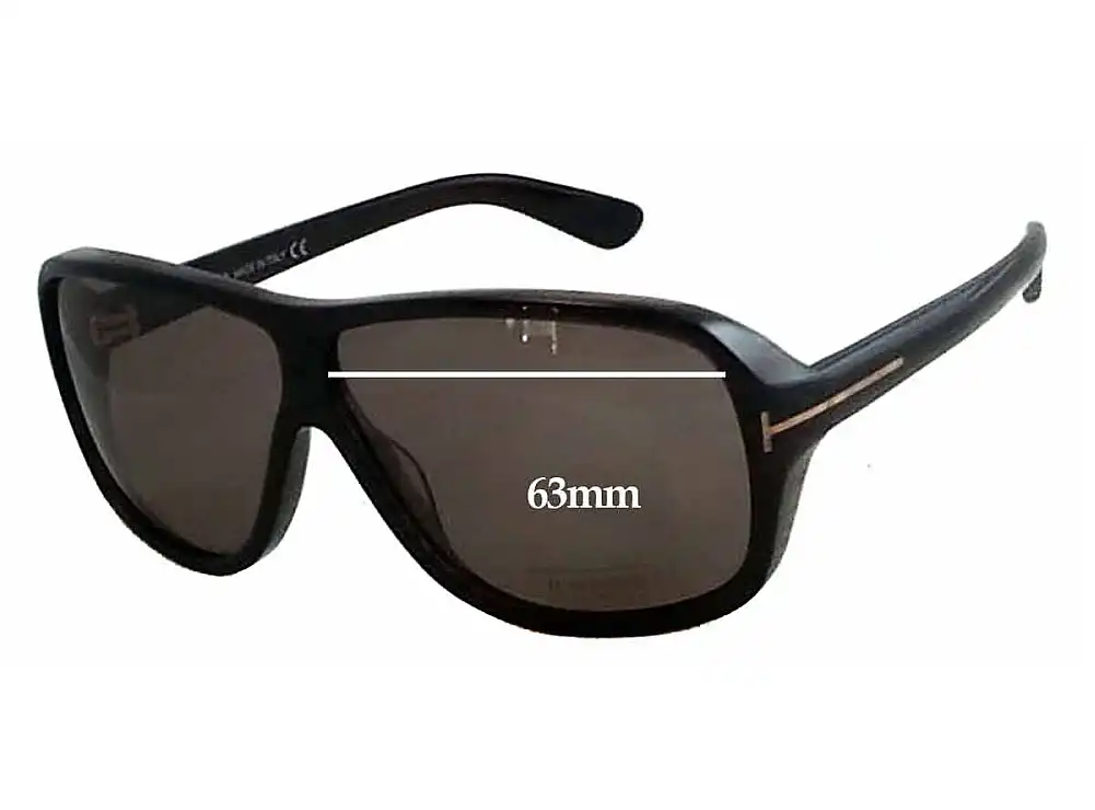 Sunglass Fix Ersatzgläser für Tom Ford Blake TF242 - 63mm Wide Sunglass Fix Ersatzgläser für Tom Ford Blake TF242 - 63mm Wide