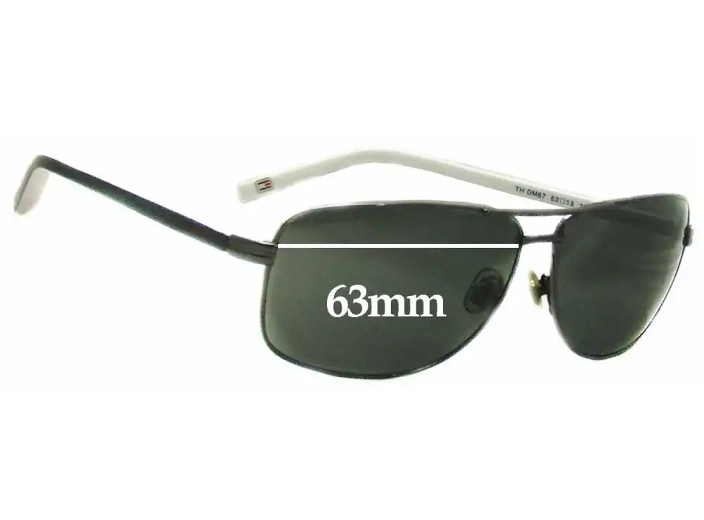 Sunglass Fix Ersatzgläser für Tommy Hilfiger TH DM67 - 63mm Wide Sunglass Fix Ersatzgläser für Tommy Hilfiger TH DM67 - 63mm Wide